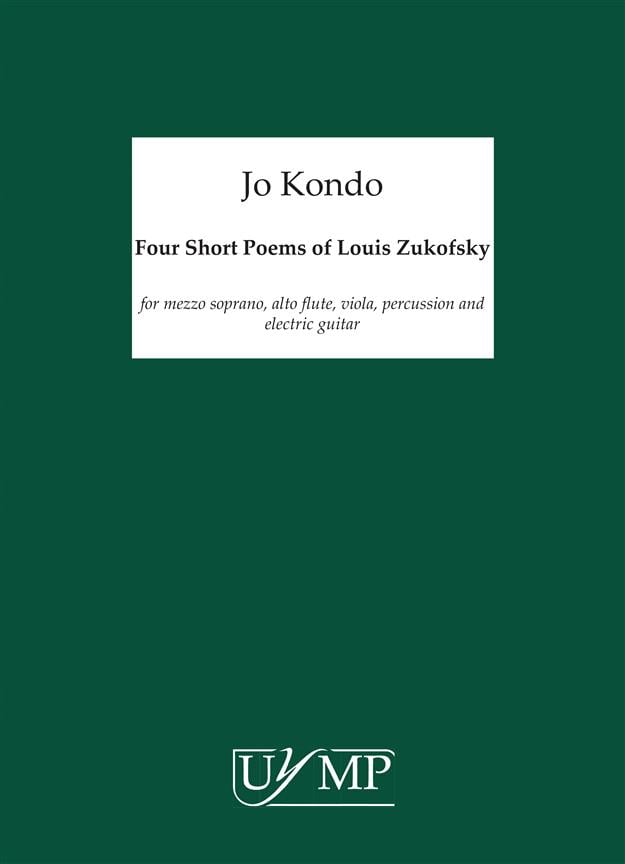 Four Short Poems Of Louis Zukofsky